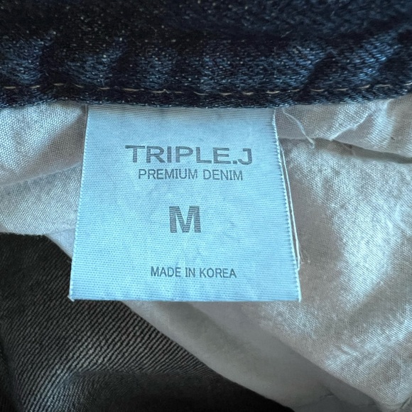 Triple J Premium Blue Wide Leg Jeans - Picture 3 of 5